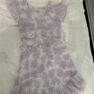 LoveShackFancy Lilac Smocked dress
